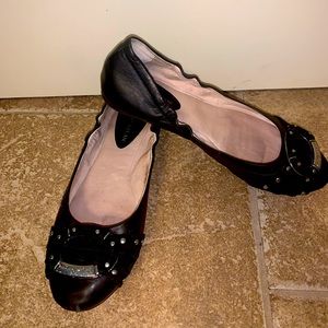 Antonio Melani black flats- woman’s size 10